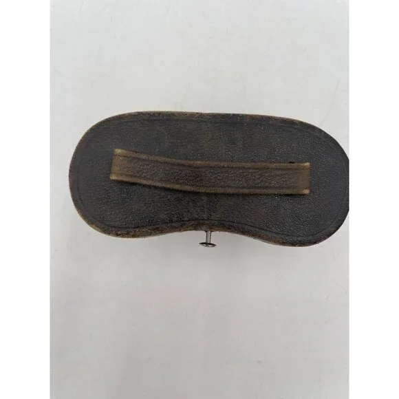 Antique Chevalier Opticien Paris Opera Glasses Case & Red Satin Interior - Picture 3 of 14